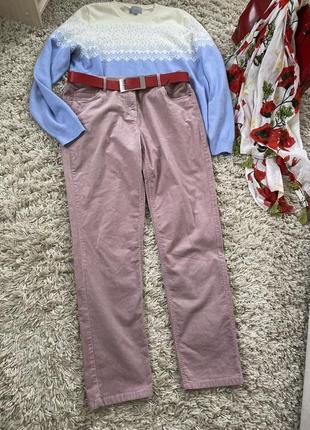 Шикарные комфортные эластичные вельветовые штаны,c&amp;a,12-143 фото