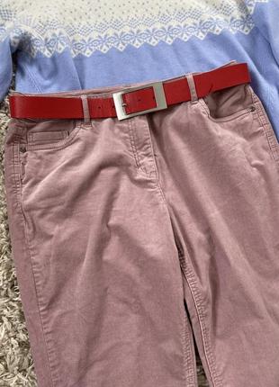 Шикарные комфортные эластичные вельветовые штаны,c&a,12-145 фото