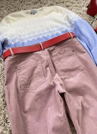 Шикарные комфортные эластичные вельветовые штаны,c&a,12-146 фото
