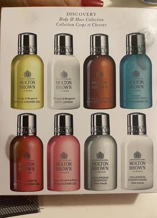 Набор гелей для душа и средств для волос molton brown london