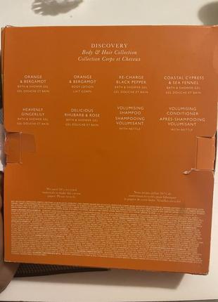 Набор гелей для душа и средств для волос molton brown london