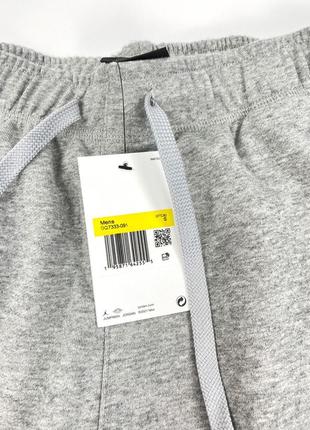 🧨 спортивные брюки от jordan на технологии dri-fit серого цвета с маленьким логотипом!6 фото