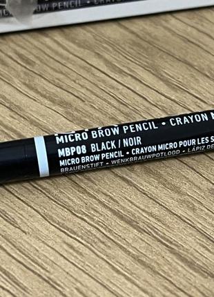 Nyx professional makeup micro brow pencil/ карандаш-щетка для бровей/6 фото