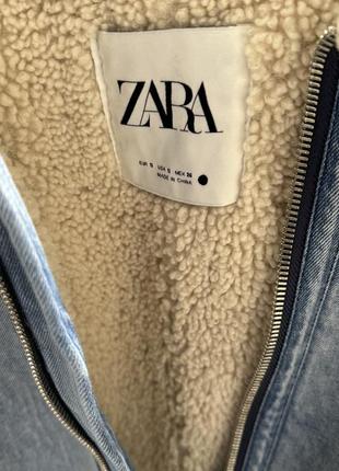 Zara sale куртка джинсова з підкладкою7 фото