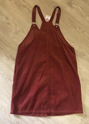 Новый вельветовый сарафан коттон