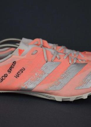 Adidas adizero prime sprint orange кроссовки для бега шиповки оригинал 44-45 р/ 28 см