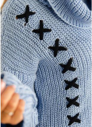 Зимний вязаный свитер производства турция, размер 42-483 фото