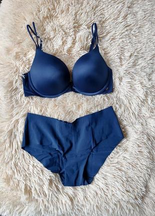 Комплект набір білизни victoria's secret 32c s push up