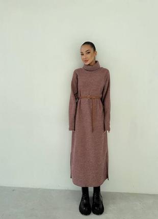 Женское длинное платье, ангора 42-46, 50-54
