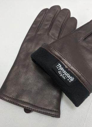Merona элегантные перчатки из кожи thinsulate insulation5 фото