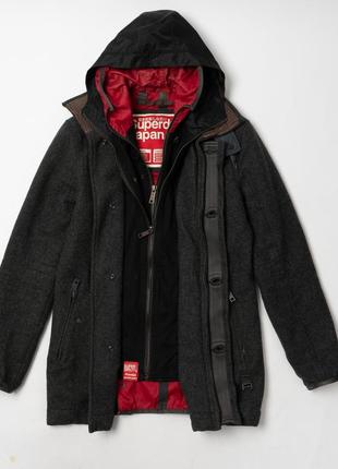 Superdry wool coat  jacket чоловіче напівпальто