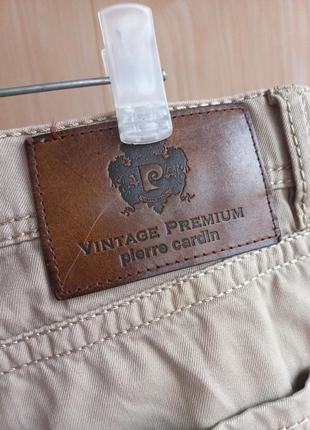 Чинос брюки бежевые мужские pierre cardin vintage premium р 34/32 джинсы штаны2 фото