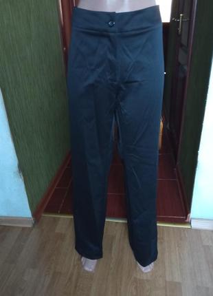 Штани сатин, широкі, атласні