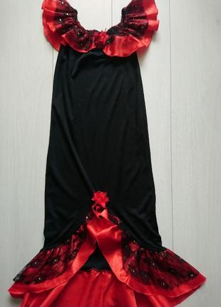 Карнавальна сукня для танців фламенко кармен7 фото