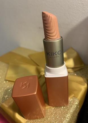 Помада kiko 01 create your balance boost lipstick 💄