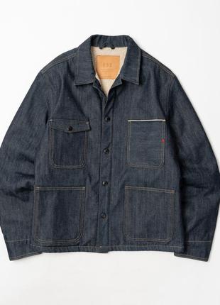 Jack &amp; jones r.d.d. royal worker selvedge denim jacket&nbsp; мужская джинсовая куртка