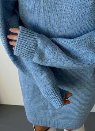 Удлиненный свитер из шерсти3 фото