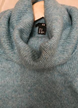 Уютный свитер с горловиной альпака/шерсть8 фото