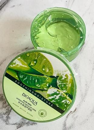 Гель алое вера "bioaqua aloe vera 92%" зволожувальний, універсальний - 220 мл