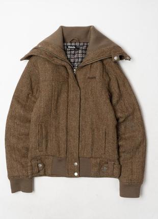 Bench tweed bomber jacket&nbsp;женская куртка бомбер