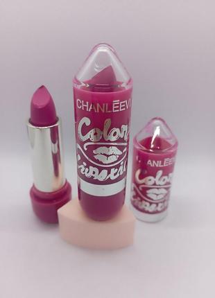 Матовая помада colors lipstick chanleevi, оттенок 3