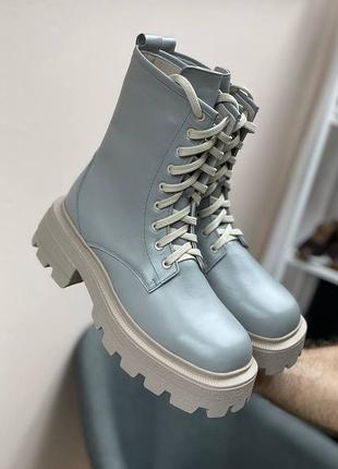 Эксклюзивные ботинки из итальянской кожи женские