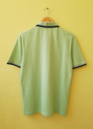 Світло-зелена натуральна футболка поло lc waikiki котон бавовна10 фото