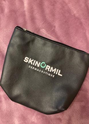 Нова косметичка тм skinormil, на одне відділення, шкірзам