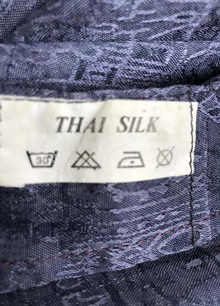 Винтаж,укорочённая блуза,рубаха,топ,тайского 100% шелка,шелковый топ с переливом,этно2 фото