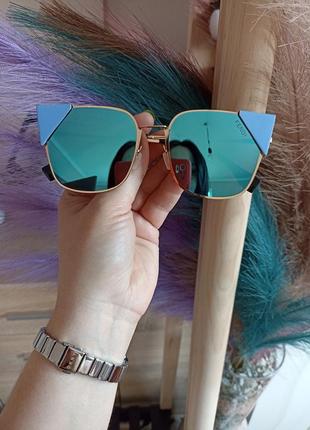 Распродажа 🖤 зеркальные солнцезащитные очки fendi1 фото