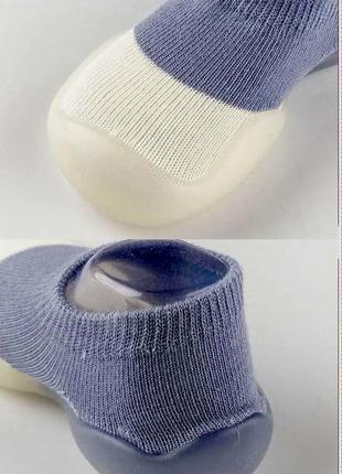 Капці-шкарпетки для дому садочку хлопчик3 фото