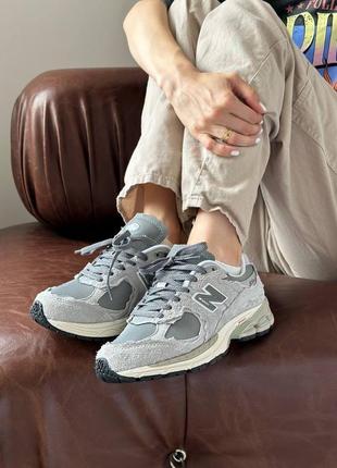 Нереальные кроссовки new balance 2002r light grey серые унисекс 36-45 р