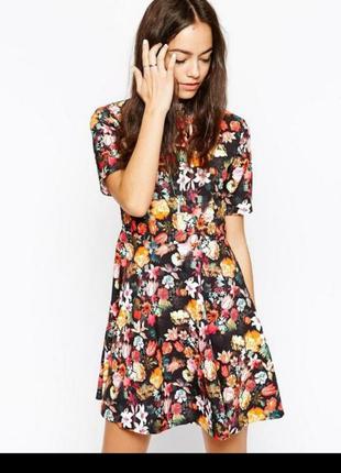 Цветочное платье asos