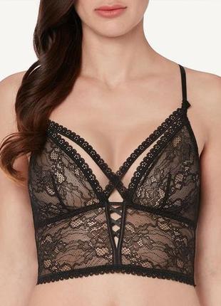 Мега sexy комплект intimissimi из кружевного браллета в размере 75b, 75с  и 2 трусиками !!3 фото