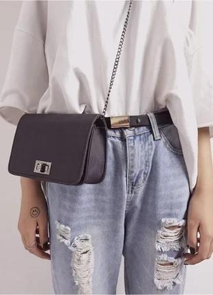 Сумка клатч через плечо