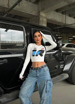 Стильные кроп-топы с принтом 3