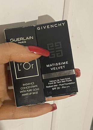 Набор тональный крем и база под макияж givenchy guerlain