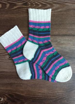 Шкарпетки в'язані handmade2 фото