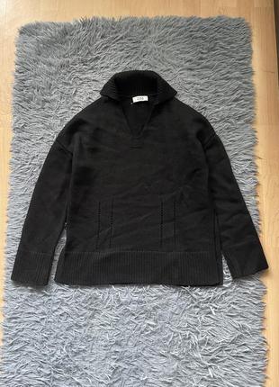 Cos 100% шерсть стильный свитер из свежих коллекций