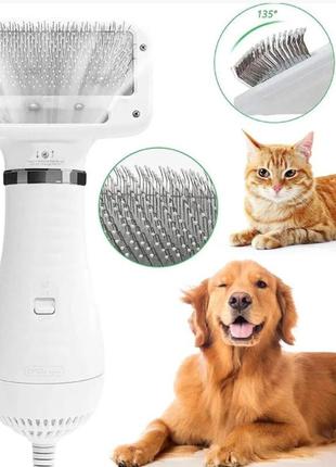 Фен-гребінець для шерсті pet grooming dryer wn-10shop