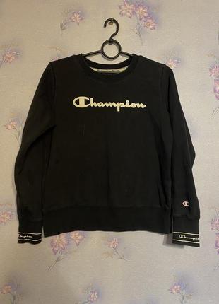 Champion свитшот кофта с большим логотипом мужская