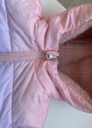Демісезонна куртка, двостороння, 18 - 24 м.4 фото