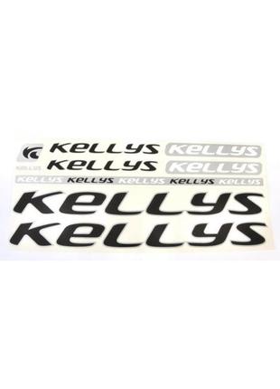 Наклейка kellys на раму велосипеда, чорний (nak025)1 фото