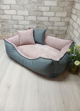 Лежанка "comfort" (лежак) для тварин кошек та собак, xl 100*70 см5 фото