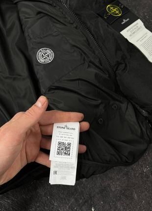 Пуховик stone island modified panama nylon mix down jacket8 фото