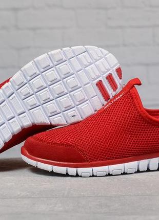 💣 кросівки чоловічі 17496 ► nike free 3.0, червоні