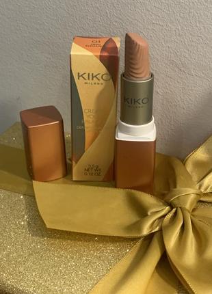 Помада kiko 01 create your balance boost lipstick 💄