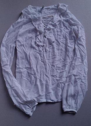 Белая блузка stradivarius2 фото