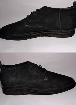 Замш + кожа фирменные ботинки туфли, сапожки, сапоги, кроссовки,3 фото