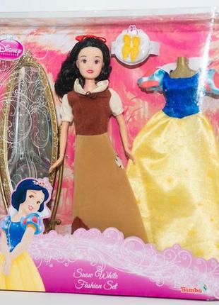 Кукла принцесса дисней белоснежка со сменной одеждой и зеркалом2 фото